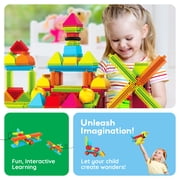 PicassoTiles Hedgehog Building Blocks Set for Kids – 120PCS STEM Construction Building Blocks Educational Toy Set