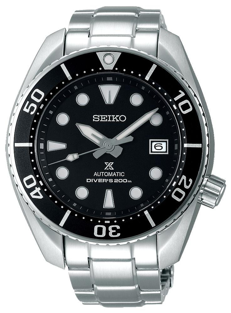 Seiko Prospex Automatic Stainless Steel Black Dial Date Divers Mens Watch  SPB101J1 