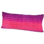 Your Zone Ombre Fur Body Pillow for Kids, 20" x 48"