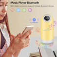thumbnail image 4 of Veilleuse Portable RGB Dimmable : Lampe de Chevet Tactile avec Haut-Parleur Bluetooth, Réveil Numérique, Veilleuse, Radio FM, Mode TWS, Passer des Appels, Français, Android & Ios, 4 of 5