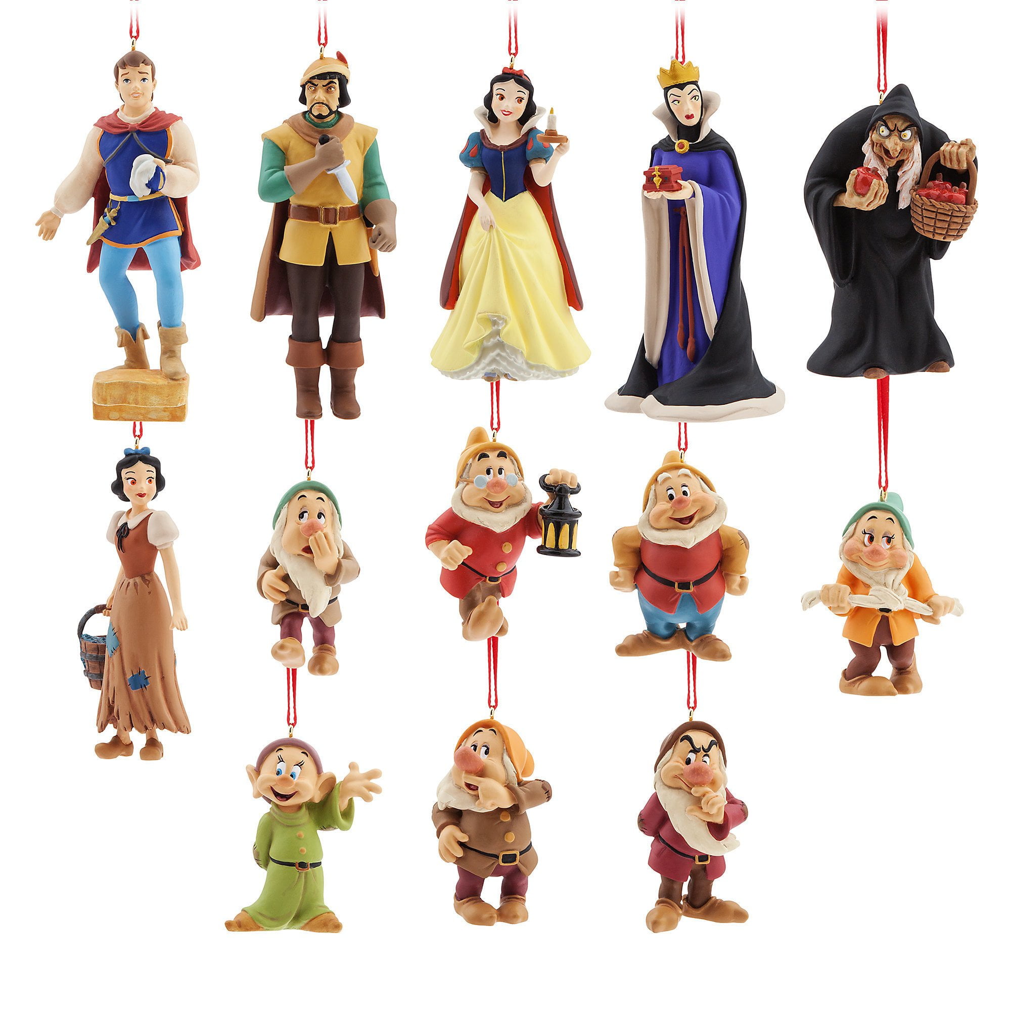 Disney Store Art of Snow White Ornament Set Limited Edition New With