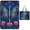 Huang-2, variant on Ornate Blue Moth Floral Midnight Dream Outdoor Picnic Blanket, Foldable Waterproof Beach Mat, Portable Beach Blanket for Beach Camping, Hiking, Family Concerts