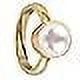 thumbnail image 3 of 100% Certified Pearl 5.25 Ratti Natural Pearl Gemstone Original Certified Moti Adjustable Panchhdhaatu Gold Plated Ring For Men And Women-B0DKK2, 3 of 6