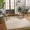 Lambswool, Dark Brown, Nutmeg / Aimee, variant on BoutiqueRugs Aimee Contemporary Runner Rug - Outdoor Safe - Natural Gray, Taupe, Smoke - 2'7" x 7'3" Runner