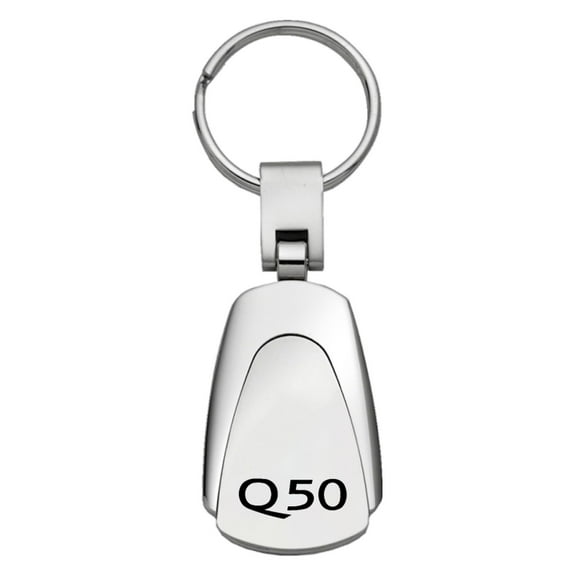 Infiniti Q50 Teardrop Key Chain (Silver)