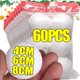 thumbnail image 2 of 60/6 piezas de bolas navideñas de espuma blanca para colgar en el árbol de Navidad, adornos colgantes para bodas, fiestas de Año Nuevo, suministros de decoración del hogar, 2 of 5