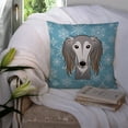 thumbnail image 3 of Carolines Treasures BB1663PW1414 Snowflake Saluki Fabric Decorative Pillow, 3 of 4