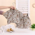 thumbnail image 2 of newwalpole Toddler Baby Boy Easter Outfit Bunny Carrot Print Button Down Short Sleeve Shirt and Shorts Set Gentleman Outfit Brown for Size 18-24 Months, 2 of 5