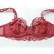 thumbnail image 2 of Gibobby Conjunto de lencería Sujetador + tangas , conjunto de sujetador de ropa interior Sexy de encaje pequeño para espectáculo de pecho grande(Rosa caliente, 70C), 2 of 5