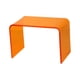 thumbnail image 3 of Taburete de acrílico para ducha, ligero, antideslizante y estable para niños. Naranja, 3 of 9