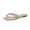Gold, variant on Women's Summer New Large Size Clear Rhinestones Line To Wear Beach Slippers And Light Sandals Summer Sandals Brown 40