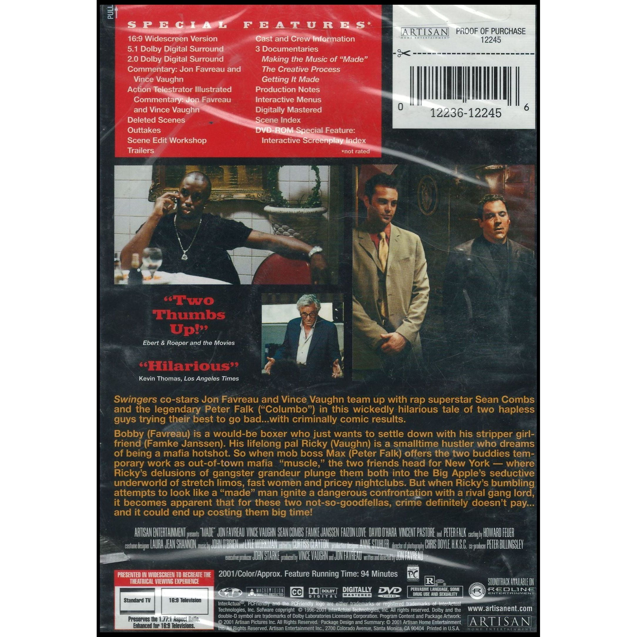 Made (2001) (DVD), Lions Gate, Comedy - Walmart.com