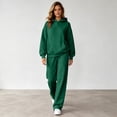 thumbnail image 6 of Womens 2 Piece Lounge Sets Matching Sweatsuits Oversized Hoodie Jogger Sweatpants Set Workout Tracksuit Airport Travel Outfits Comfy Loungewear, 6 of 6