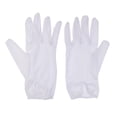 thumbnail image 2 of 1 Par de Guantes Blancos Macarena Guantes de Árbitro 24 Cm, 2 of 8