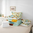 thumbnail image 5 of Feelyou Cute Dachshund Kids Bedding Comforter Set 7 Pieces, Cartoon Pug Dog Full Bedding Set, Kawaii Dalmatian Reversible Fitted Sheet Flat Sheet, Super Cozy Room Decor, 5 of 7