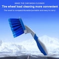 thumbnail image 3 of Car Tire Cleaning Brush Wheel Brush Rim Cleaner Short-handled Cleaning Tool for Car Motorcycle Bicycle, 3 of 9