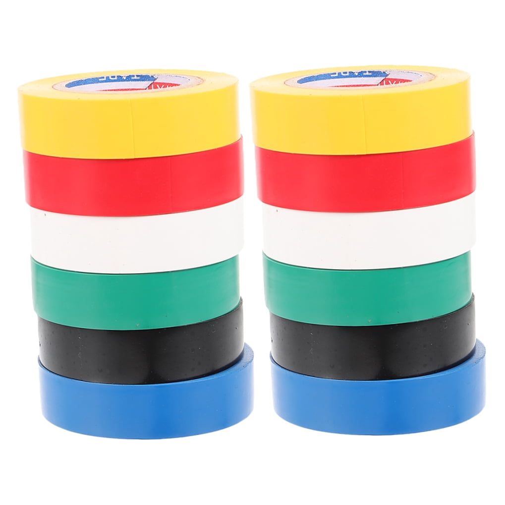 TABLZONE Colored Electrical Tape, PVC Insulation Tape for Indoor and Outdoor Electrical Wiring and Repair