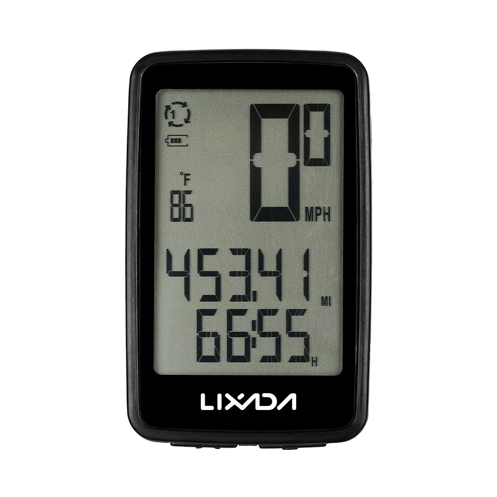Lixada USB Rechargeable Wireless Bike Cycling Computer with Bicycle