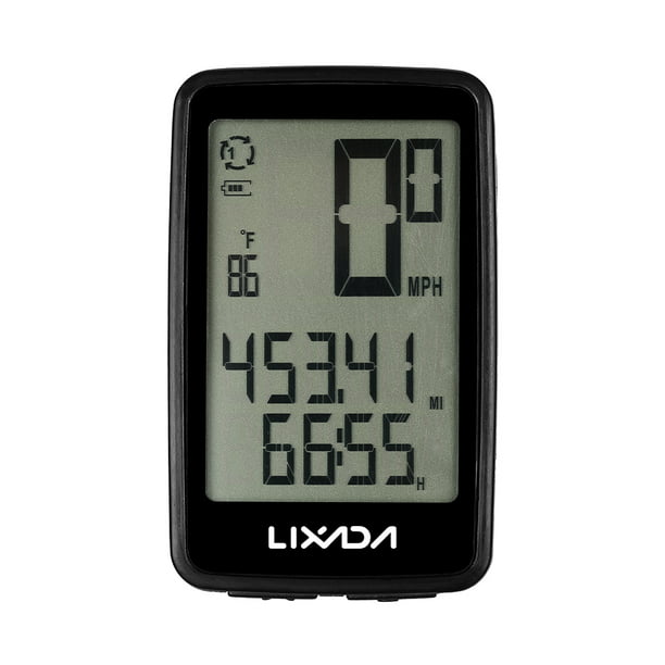 Lixada USB Rechargeable Wireless Bike Cycling Computer with Bicycle  Speedometer Odometer