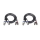 thumbnail image 4 of Cable de Audio RCA Dual de 1,5 M a 2 XLR Bearachild Plateado, 4 of 6