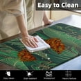 thumbnail image 4 of Anti-Fatigue Kitchen Rug Set of 2 Palm Leaves Green Tropical Cushioned Kitchen Floor Mat, Standing Mat Waterproof Non-Slip Kitchen Mats and Rugs PVC Ergonomic Comfort Foam Rug for Kitchen, 4 of 6