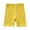 Yellow, variant on LIIPEE Boys Girls Leggings Shorts Summer Casual Breathable Ribbed Solid Color Elastic Waist Bowknot Lettuce Trim Shorts Baby Classic Photoshoot Shorts,Black,3-4 Years