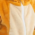 thumbnail image 6 of 2-3Years Newborn Toddler One-Piece Jumpsuit Baby Toddler Infant Hooded Romper Jumpsuit Halloween Outfits Orange Bodysuit Baby Fall Winter Clothing Gift, 6 of 6