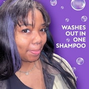 Fun In by Sun In, One Day Temporary Hair Color Washable Brush In System, Purple, Unisex, 1 oz