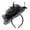 Black, variant on Fascinators Hats for Women Fascinator Tea Bridal British Headband Fashion Birdcage Veil