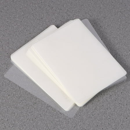 ROSENICE 300Pack Laminating Sheet Thermoplastic Anti Reflective Sealing Film