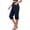Navy, variant on cfhntfmh Capri Pants for Women Straight Leg Casual Pants High Elastic Waist Summer Travel Pants with Pockets