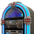 thumbnail image 3 of Arkrocket Taurus II Jukebox Vinyl Record Player Bluetooth USB SD CD Player Radio Retro Turntable Classic Jukebox (Taurus II - Black + Stand), 3 of 5