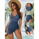 thumbnail image 2 of Vestido de baño Blooming Jelly para mujer Tummy Control Haze Blue M, 2 of 5