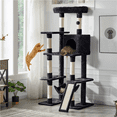 thumbnail image 2 of Renwick Multilevel 63inch Cat Tree Tower for Kitchens, Black, 2 of 6