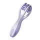 thumbnail image 3 of Masajeador de dedos con rodillos dobles para relajar los músculos y aliviar el dolor. Violeta, 3 of 9