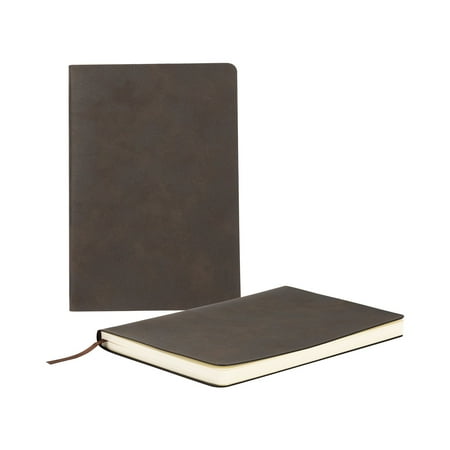 UPC: 0655471063155 | Craft Express 2 Pack Brown Engraving Vegan Leather Notebook