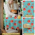 thumbnail image 5 of Pioneer Flower Floral Print Pattern Round Tablecloth 60 X 60 Inch, Wrinkle Resistant Wipeable Table Cloth for Kitchen Dining Picnic Patio Party, 5 of 6