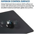 thumbnail image 2 of Large Gaming Mouse Pad with Stitched Edges, Extended Desk Mousepad with Superior Micro-Weave Cloth, Non-Slip Base, Water Resist Keyboard Pad for Gamer, Office & Home, 31.5 x 11.8 in, Black, 2 of 4