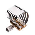 thumbnail image 2 of Muslady Réglage à Vis Unique Saxophone Ligature Ligature de Sax Compact Durable pour Saxophone Ténor, 2 of 7
