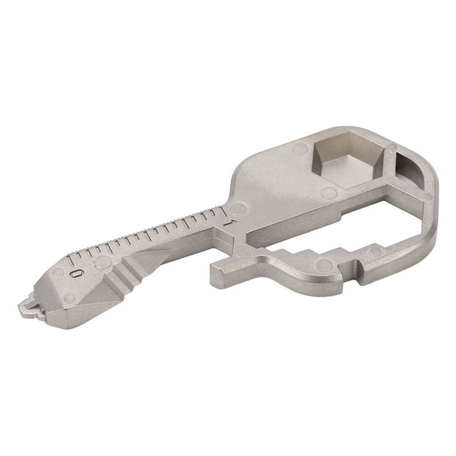 Llave multiherramienta, 24 en 1, herramienta de bolsillo con forma de llave multiherramienta, estética elegante