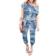 thumbnail image 1 of Mono PRETTYGARDEN Tie Dye Azul Hombros Descubiertos Talla L, 1 of 5