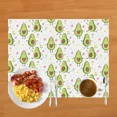 thumbnail image 5 of 2024 Placemat Cute Fruit Avocado Lemon Strawberry Print Coffee Cup Pads Dining Table r Linen Tableware Kitchen Table Mats, 5 of 7