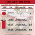 thumbnail image 6 of Valentines Day Tablecloth Rectangle 60x120 Inch, Valentine Heart Tablecloth Buffalo Plaid Gnome Truck Table Cloth Cover for Dinner Party Wedding Decor, 6 of 6