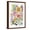 Brown Frame, variant on Art.com Happy Flowers II Art Print by Karen Fields, 12" x 18"