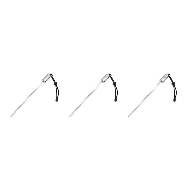 tamizeot Keep Diving Steel Pointer Rod Noise Underwater Tickle Rattle Dive Stick Bottle Knocker Probe Hand Strap Tool Kids Black 3Set