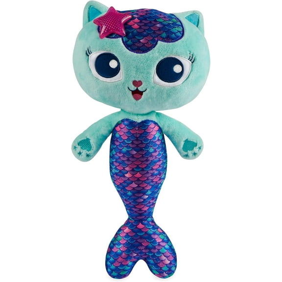 Gabby's Dollhouse MerCat Dolls with Lights and Music, Plush, 14 Inch