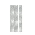 thumbnail image 2 of Offray Accessories, Silver Adhesive Gems are great additions to self printed invitations, scrap booking or any craft project, 3 strips, 1 Package, 2 of 5