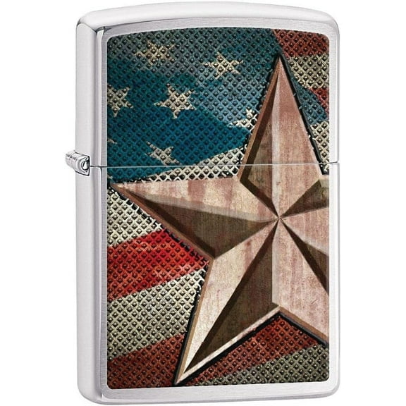 Zippo Lighter - American USA Flag Patriot Bald Eagles Retro Star USA Z5015