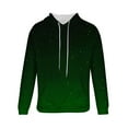thumbnail image 4 of Mens Gradient Hoodies Big & Tall M-4X Casual Pullover Long Sleeve Sweatshirts with Pocket Plus Size Basic Loose Comfort Workout Hoodie Tops, 4 of 5