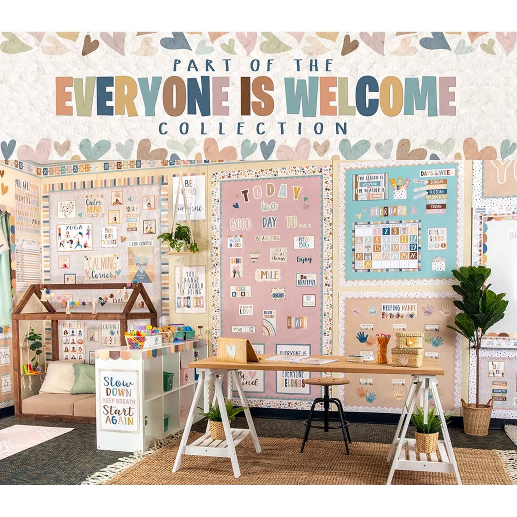 Teacher Created Resources Everyone is Welcome Incentive Chart, Pack of 6